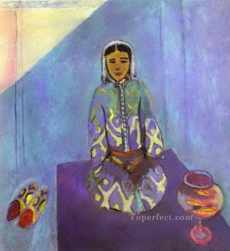 アンリ・マティス Painting - テラス上のゾラ 1912 抽象フォービズム アンリ・マティス